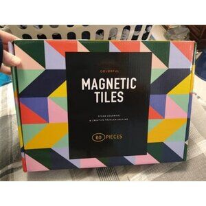 New Magnetic Tiles 60 Pcs Magnetic Blocks – 3D Building Blocks Magnets